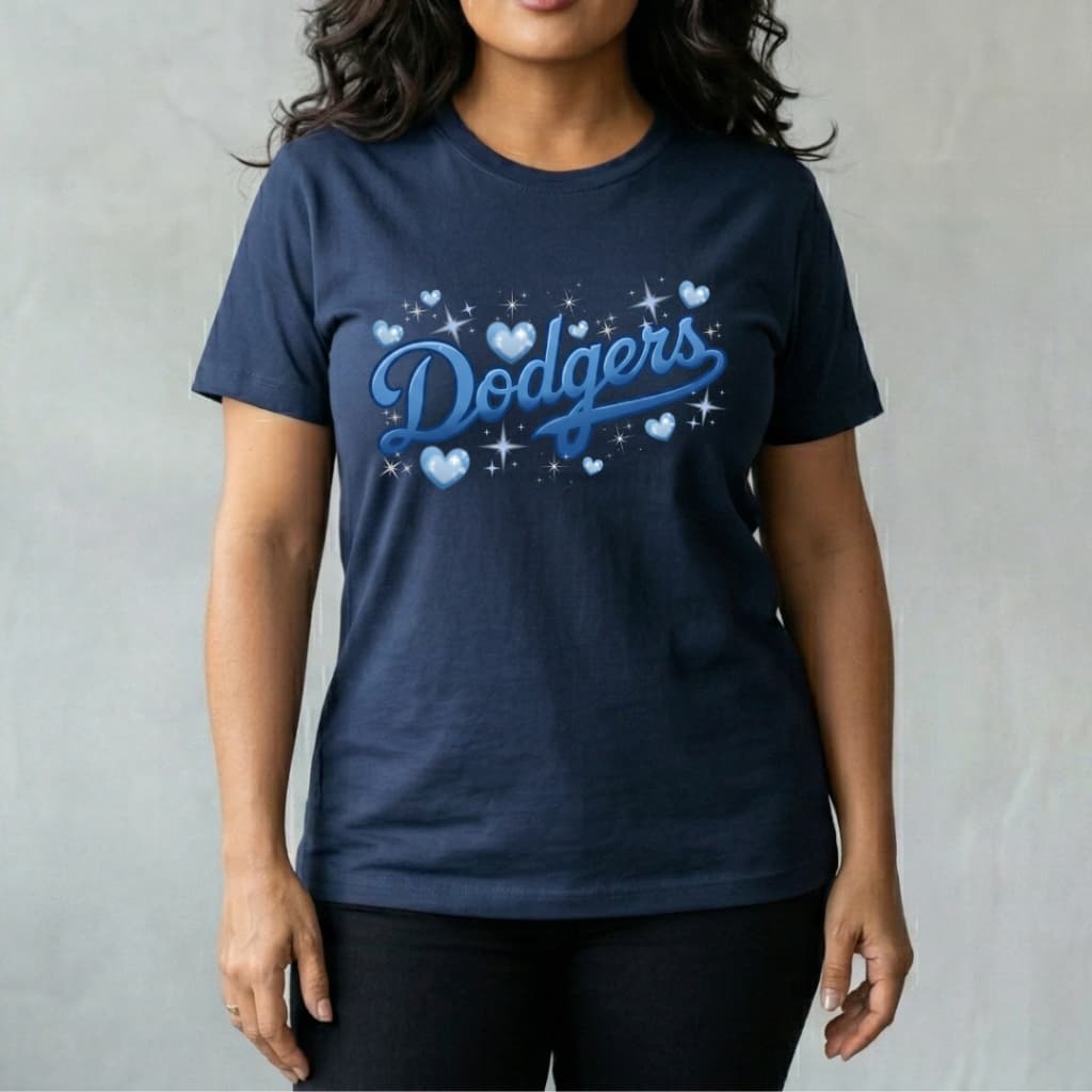 Dodgers Hearts Navy Shirt
