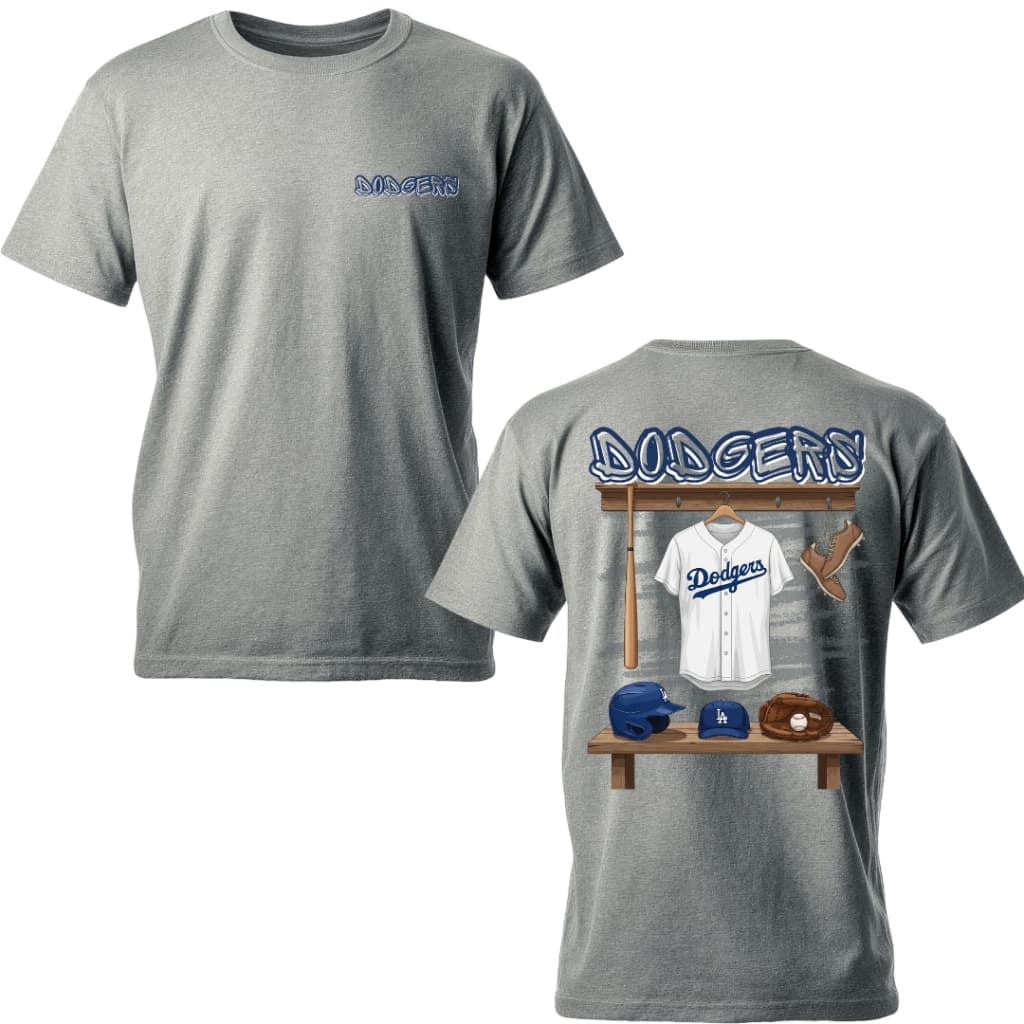 Dodgers Locker Grey (Front & Back)