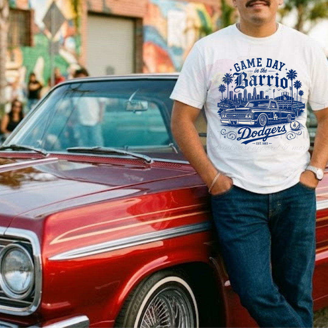 Game Day In The Barrio Dodgers Lowrider Shirt